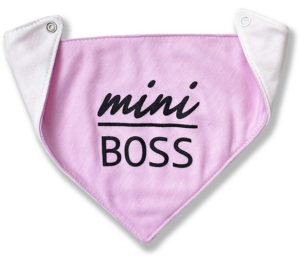 Bavlnený slintáčik pre bábätká -Mini Boss