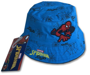 Detská čiapka - Spiderman modrá veľkosť: 52