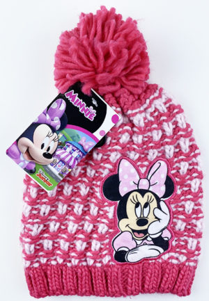 Detská zimná čiapka - Minnie Mouse veľkosť: 54