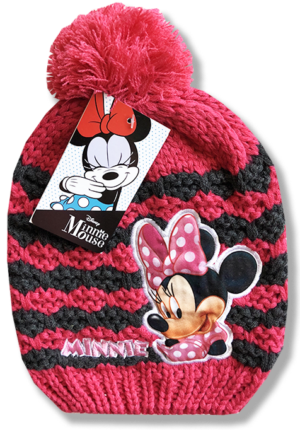 Detská zimná čiapka - Minnie Mouse veľkosť: 54