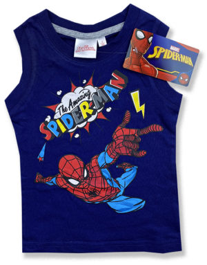 Detské tričko bez rukávov - Spiderman