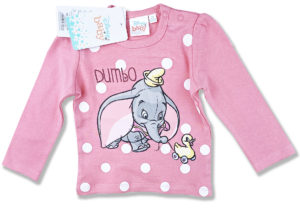 Dievčenské tričko pre bábätká -  Dumbo