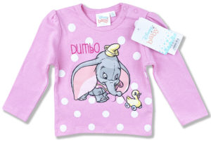 Dievčenské tričko pre bábätká -  Dumbo